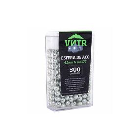 Esfera Aço Cromada Steel BBs 4.5 Ultra Polida Com 300un VNTR