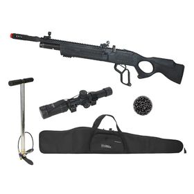 Carabina PCP Hatsan Vectis 6.35+ Bomba+ Capa+ Luneta+ Chumbo