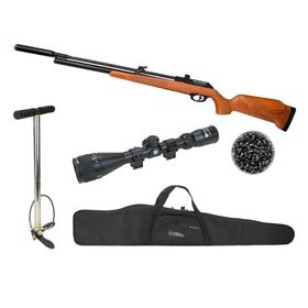 Carabina PCP PR900W G3 5,5+Bomba+Capa+ Luneta 3-9x40+ Chumbo