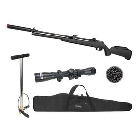 Carabina PCP PR900S G3 5,5+ Bomba+ Capa+ Luneta 4x32+ Chumbo