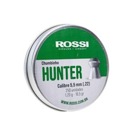 Chumbinho Premium Rossi Hunter 5.5mm 1,2g 18,51gr com 250un