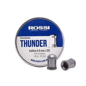 Chumbinho Premium Rossi Thunder 5,5mm 1,65g 25,46gr 200un