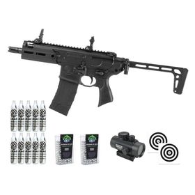 Rifle CO2 Sig Sauer MCX Rattler 4,5 Semi Auto + Kit