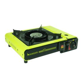 Fogareiro portatil de Mesa camping Hawapi a gás Verde Limão