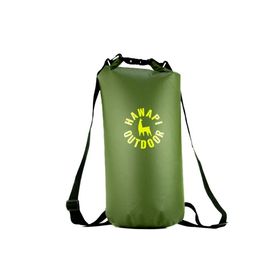 Saco Estanque Hawapi 20L Verde Escuro - Impermeavel, camping