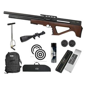 Carabina de Pressão PCP R35 Bullpup Madeira 6,35mm - Rossi +