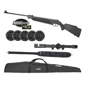 Carabina Dione 4G 5,5mm Gas Ram 55kg + Kit Promocional