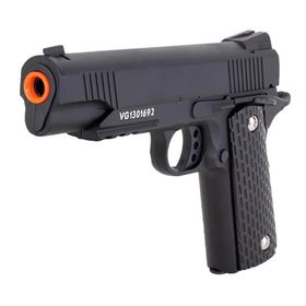 Pistola Airsoft Vg 1911-v13 BK Full Metal Mola 6mm