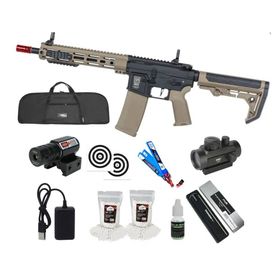 Rifle Airsoft AEG SA-F05 Half Tan FLEX HAL ETU Gen 2 + Kit
