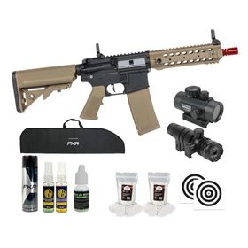 Rifle Airsoft AEG SA-F01 Half Tan FLEX HAL Gen 2 + Kit Pro