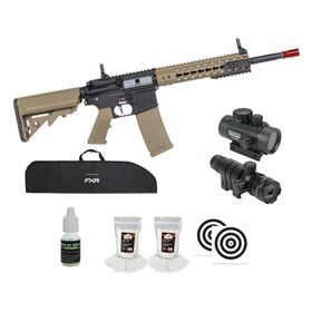 Rifle Airsoft AEG SA-F02 Half Tan FLEX HAL Gen 2 + Kit