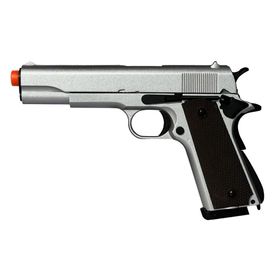 Pistola Airsoft CO2 1911 Silver Blowback Double Bell 823 FXR