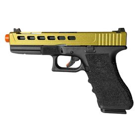 Pistola Airsoft GBB G17 Custom Double Bell 17/750 DouradoFXR