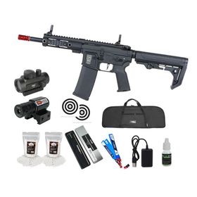 Rifle Airsoft AEG SA-F04 Black FLEX HAL Gen 2 + Kit Pro