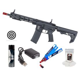 Rifle Airsoft SA-F05 Black FLEX HAL ETU Gen 2 + 2 itens