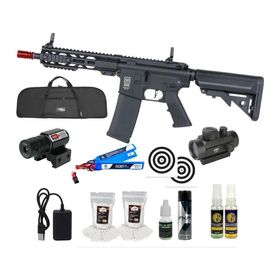 Rifle Airsoft AEG SA-F08 Black FLEX HAL ETU Gen 2 + Kit