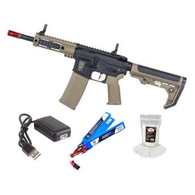 Rifle Airsoft AEG SA-F04 Half Tan FLEX HAL ETU Gen 2 + BBS