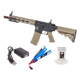 Rifle Airsoft AEG SA-F03 Gen2 Half Tan FLEX HAL ETU + BBS