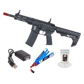 Rifle Airsoft AEG SA-F04 Black FLEX HAL ETU Gen 2 + BBS