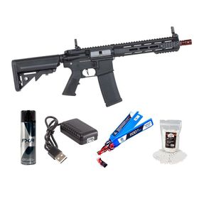 Rifle Airsoft AEG SA-F03 Gen 2 Black FLEX HAL ETU + 2 Itens