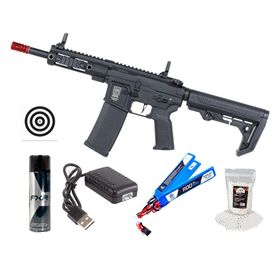 Rifle Airsoft AEG SA-F04 Black FLEX HAL ETU Gen 2 + 2 Itens