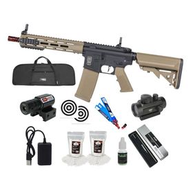 Rifle Airsoft AEG SA-F03 Gen2 Half Tan FLEX HAL + Kit