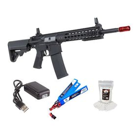 Rifle Airsoft AEG SA-F02 Gen2 Black FLEX HAL ETU + BBS