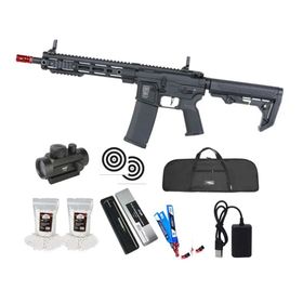 Rifle Airsoft SA-F05 Black FLEX HAL ETU Gen 2 + Acessórios