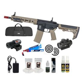 Rifle Airsoft AEG SA-F05 Half Tan FLEX HAL ETU Gen 2+Kit Pro
