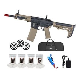 Rifle Airsoft AEG SA-F04 Half Tan FLEX HAL Gen 2 + Itens