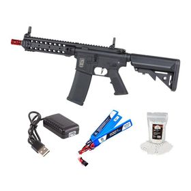 Rifle Airsoft AEG SA-F01 Gen2 Black FLEX HAL ETU + BBS