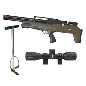 Carabina PCP Nova Vista Behemoth PS-R2-SF 6,35+Bomba+ Luneta