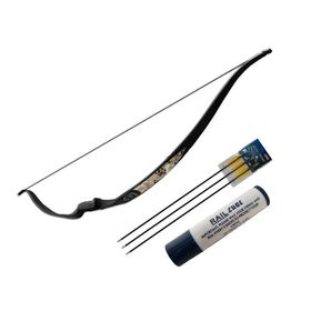 Arco Longo recurvo Hori-Zone Serpent 35lbs + 3 Flechas+ Cera