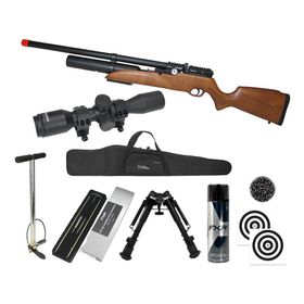 Carabina PCP Nova Vista Avenge-X X1 BW 5,5 Wood + Kit Pro
