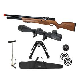 Carabina PCP Nova Vista Avenge-X X1 AW 5,5 Wood + Kit 2
