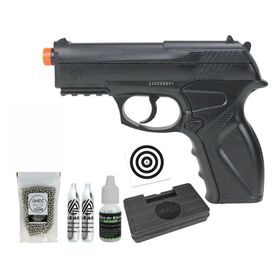 Pistola Co2 Wg C11 / R11 Esferas Aço + Kit Promocional 2