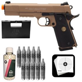 Pistola Airsoft 1911 ASG STI Tac Master Blowback Co2 + Case