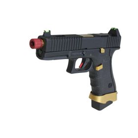 Pistola de Airsoft Gás GBB Rossi G19 Striker Gold 6mm