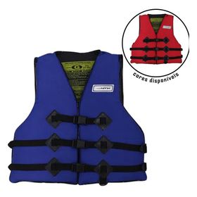 Colete Salva Vidas NTK Homologado M 35 a 55 kg Azul