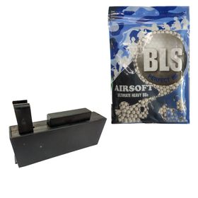 Magazine Rifle Sniper M40 Storm 23BBs Rossi + bbs 0,36 alvos