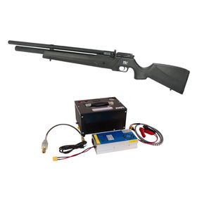 Carabina De Pressão PCP Alpha 10 Tiros 5,5 + Compressor