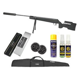 Carabina Eagle Black 1250 Sniper GR 70kg 5.5 + Acessórios