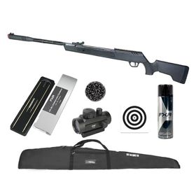 Carabina Artemis Dark Eagle Nitro 80kg + Red Dot + Kit