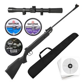 Carabina Fxr Spring Ranger 5,5mm + Combo Chumbinho