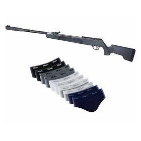 Carabina Artemis Dark Eagle Nitro GR 80kg 6.35 BK + 10 Cueca