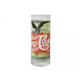 Copo Alto De Vidro - Rótulos Verde - 350 Ml - Pepsi-cola