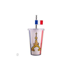 Copo Canudo Com Acessorio - Paris - Uatt