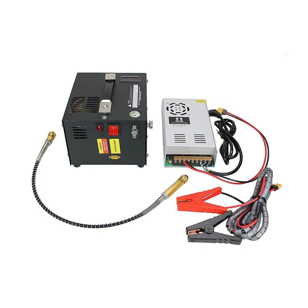 Carabina PCP M25 Kodiak VR Madeira 6,35+ Compressor Portátil