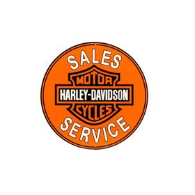 Placa Redonda Harley