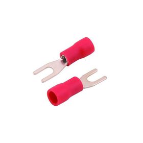 Terminal Pré Isolado Garfo Tg-214 Vermelho 20un Vonder